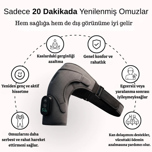 Rahatya™ Omuz Isı & Masaj Sargısı