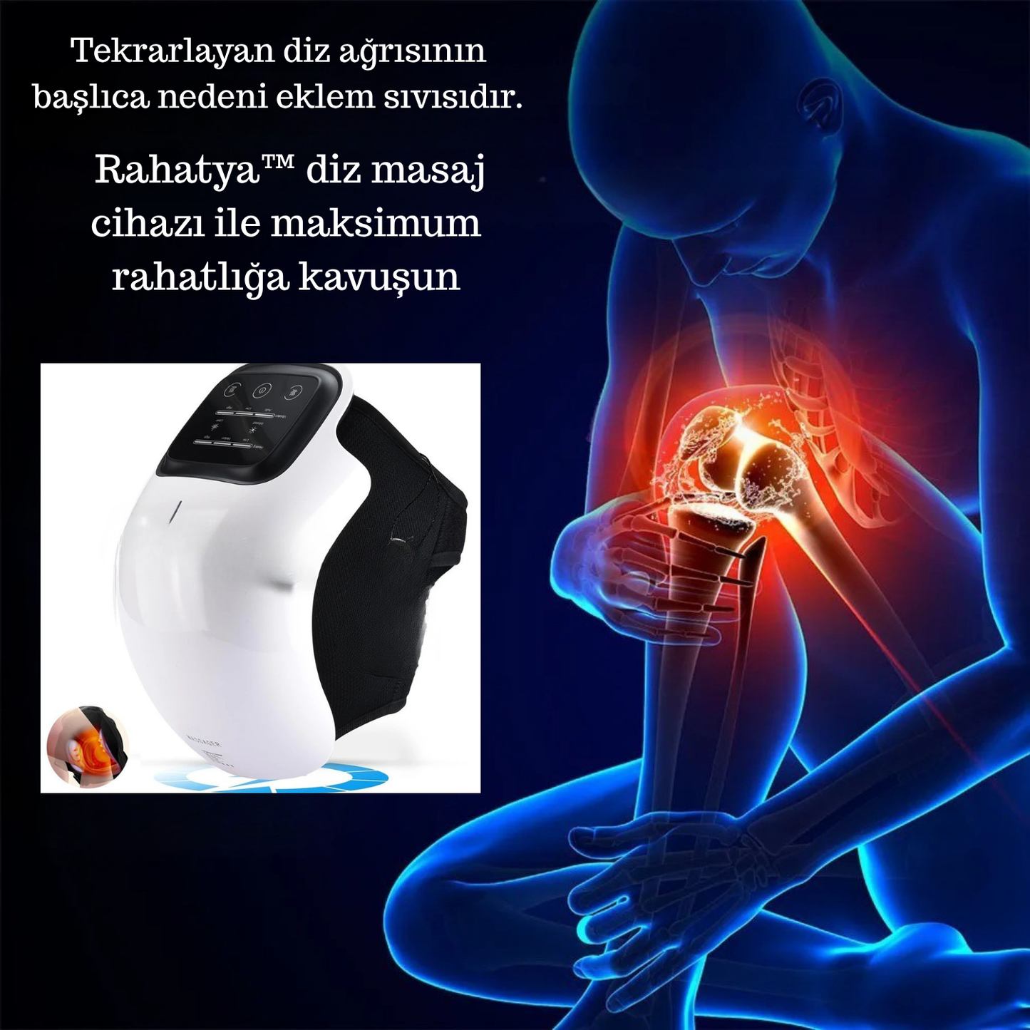 Rahatya™ - Diz Masaj Aleti